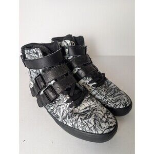 Radii Straight Jacket Skateboarding Shoes Sneakers Frosted Black Men's Size 9.5